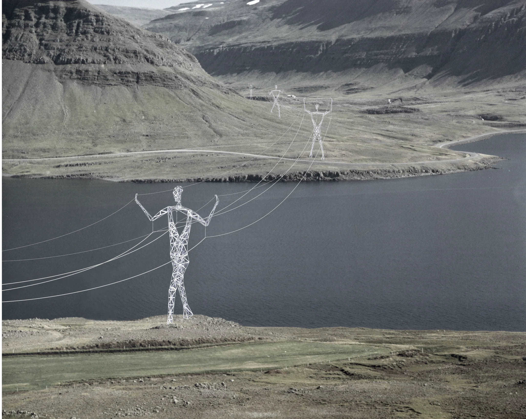 "The Land of Giants" - A Revolutionary Project Transforming Electrical Pylons into Art