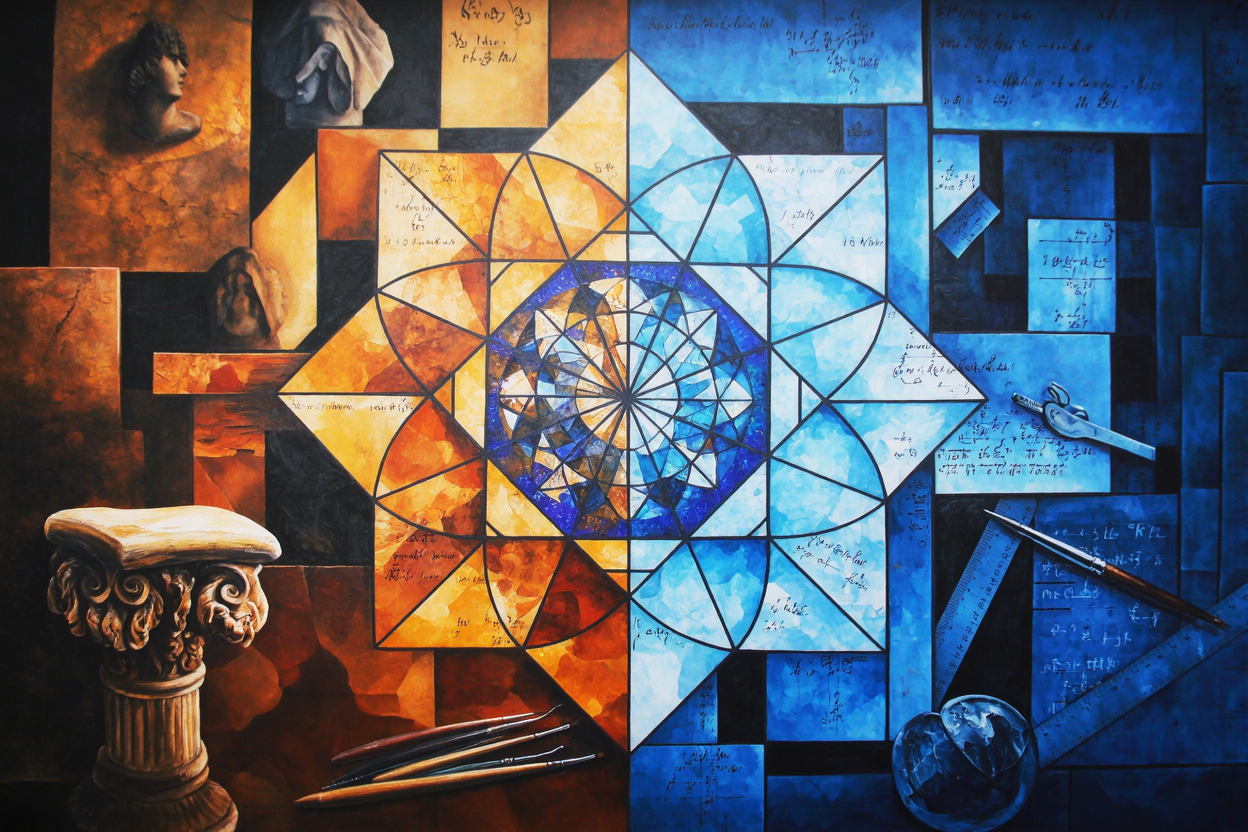 Mathematics in Art: When Numbers Transform into Beauty