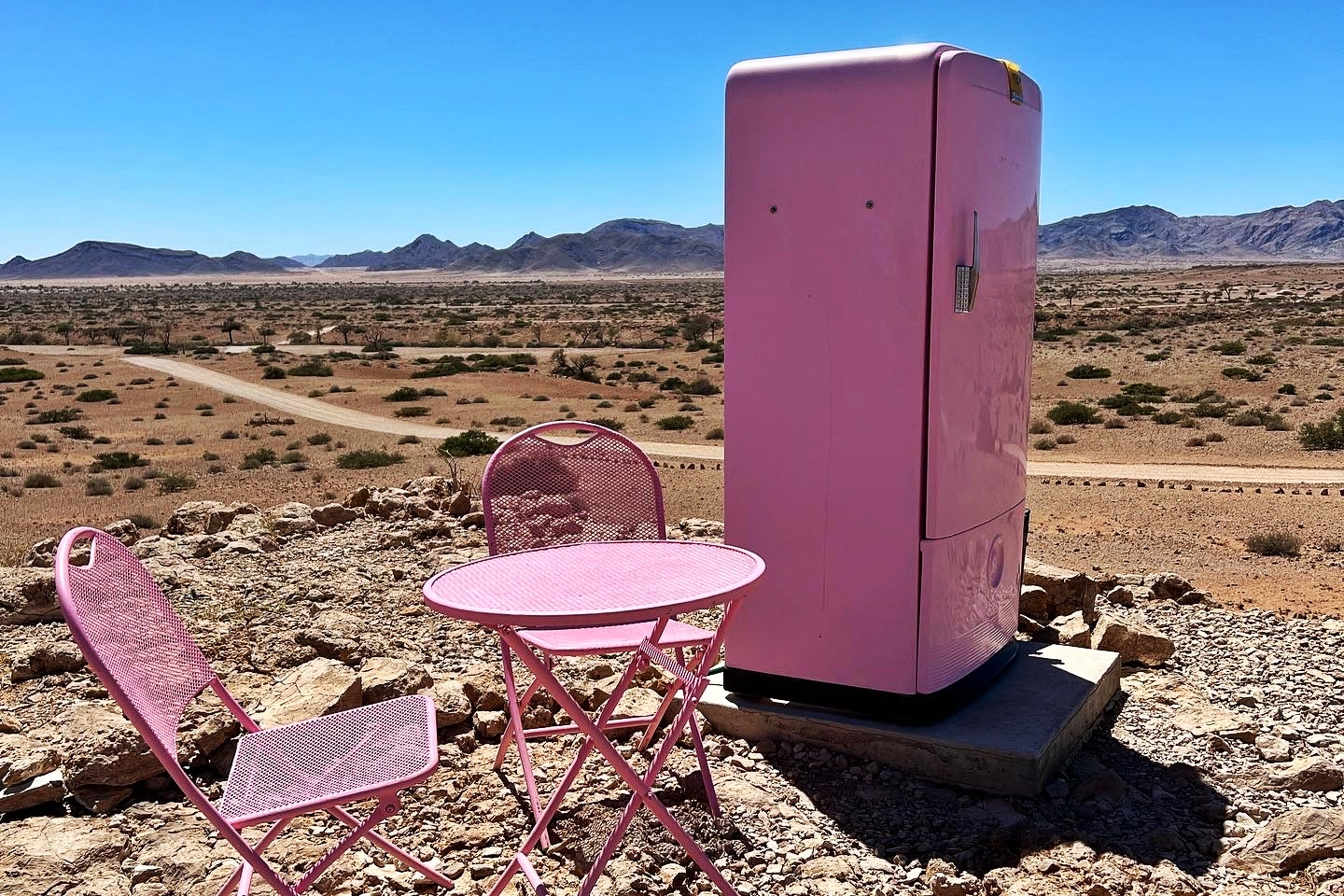 Namibia's Pink Fridge: The Desert's Unexpected Hospitality for Tourists